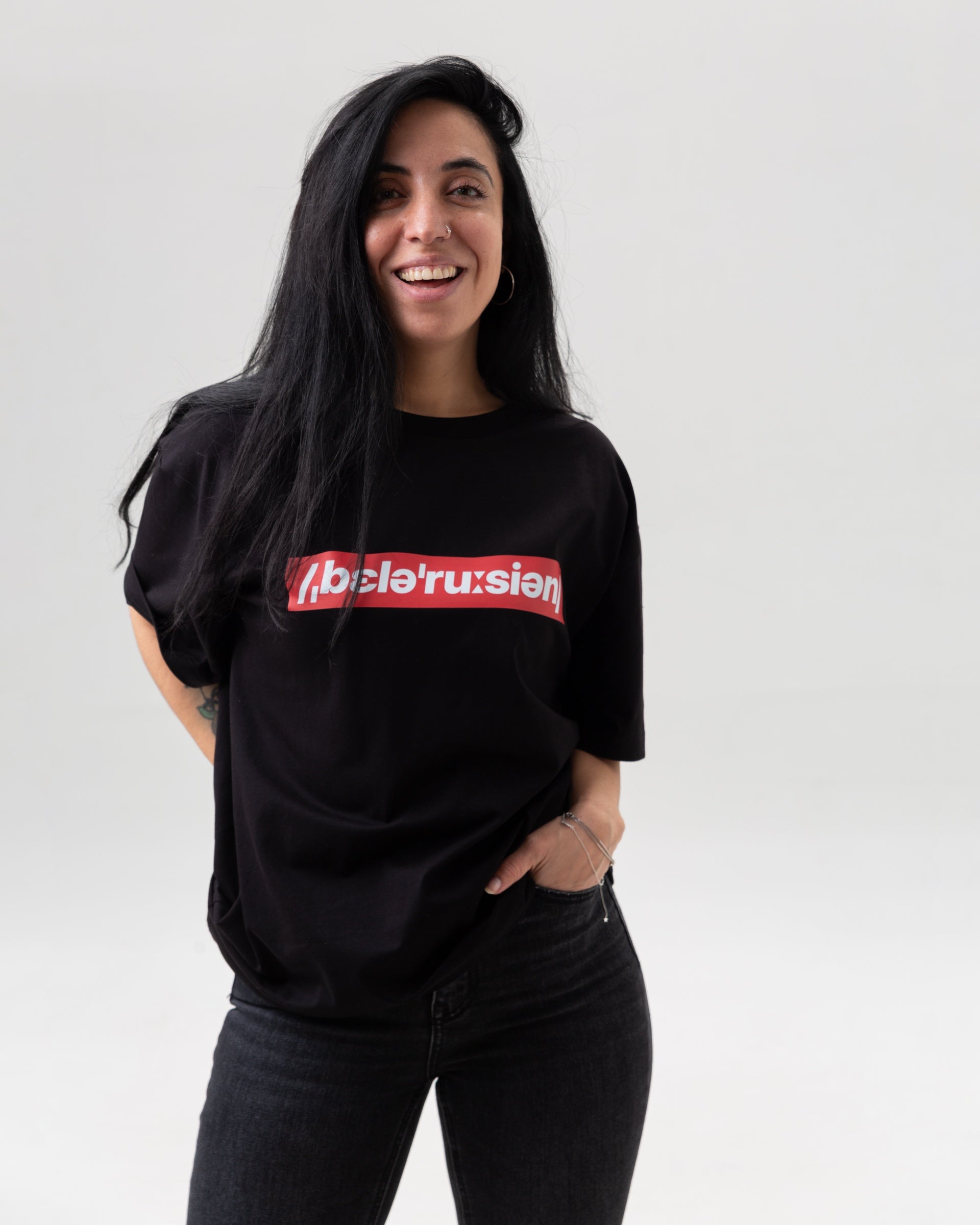 Czarna koszulka “Belarusian”