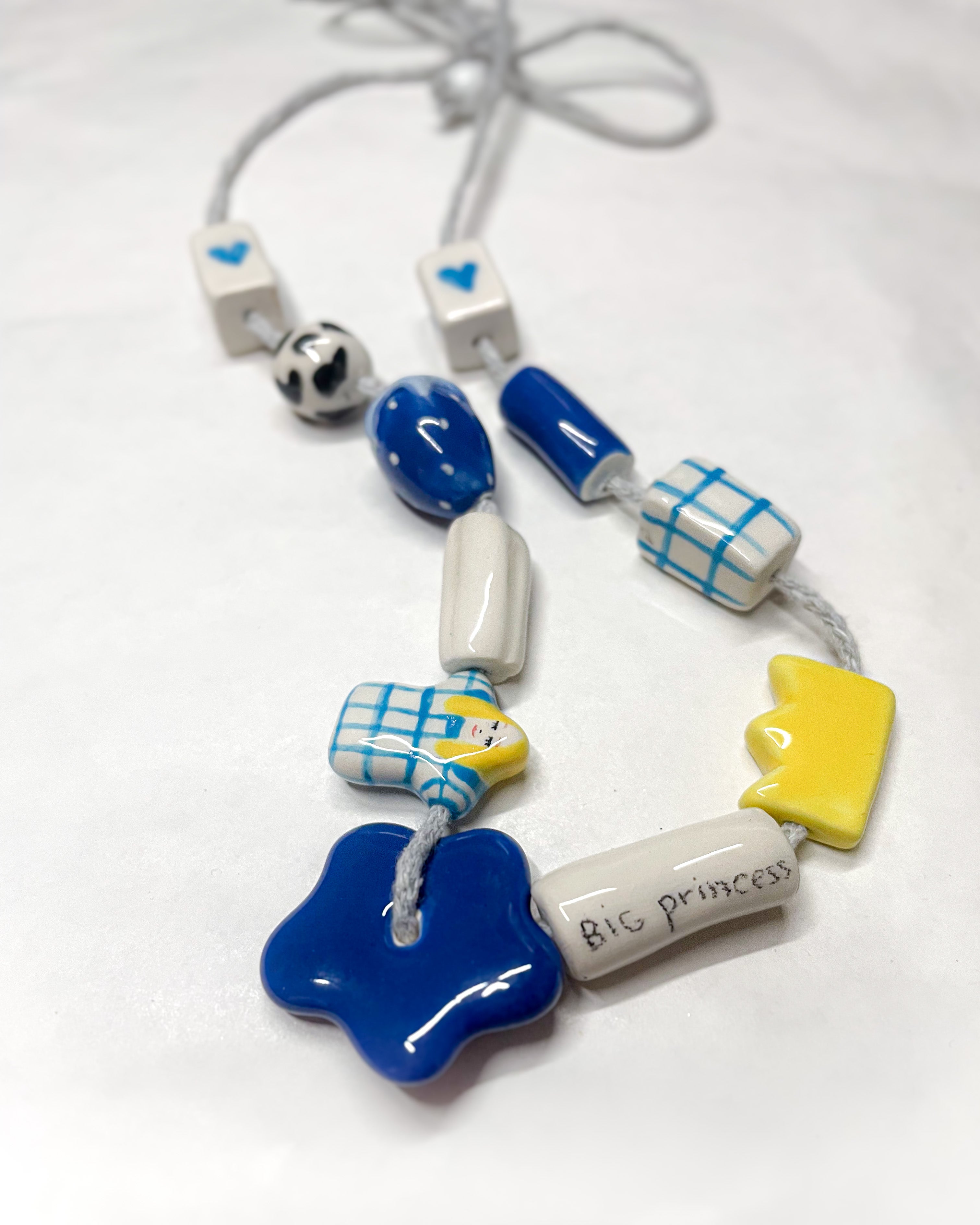 Ceramic beads “Big princess”