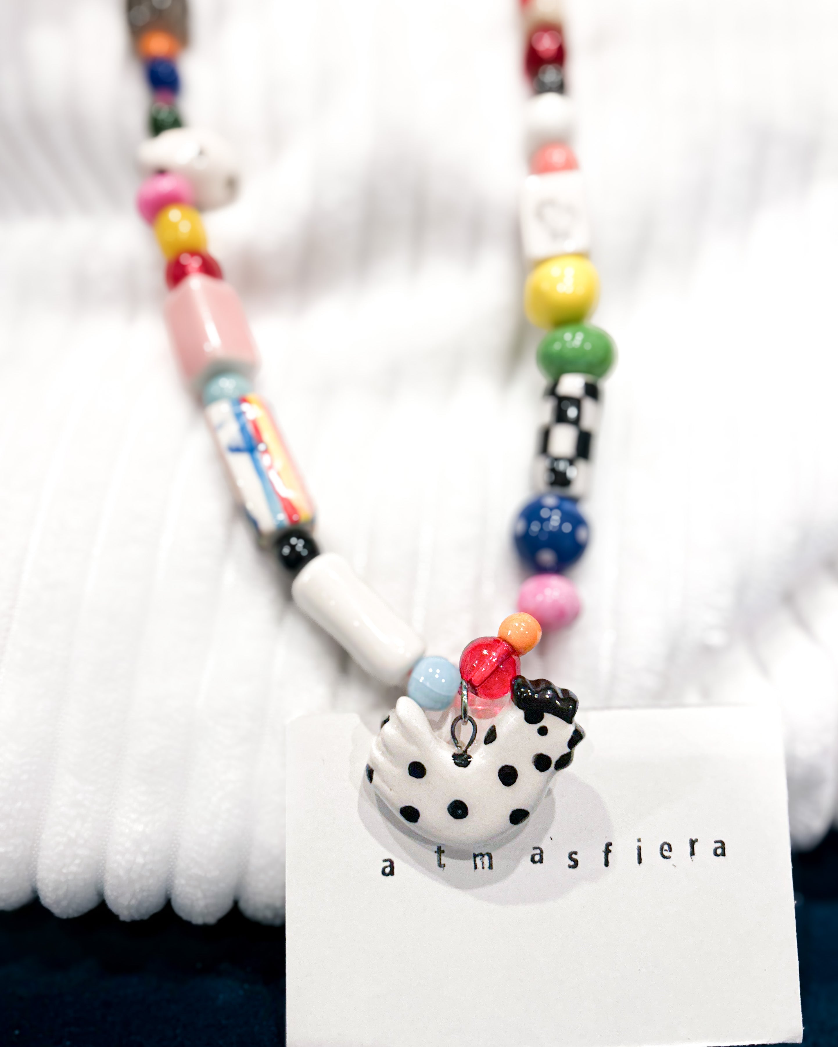Ceramic beads “Colorful kura”