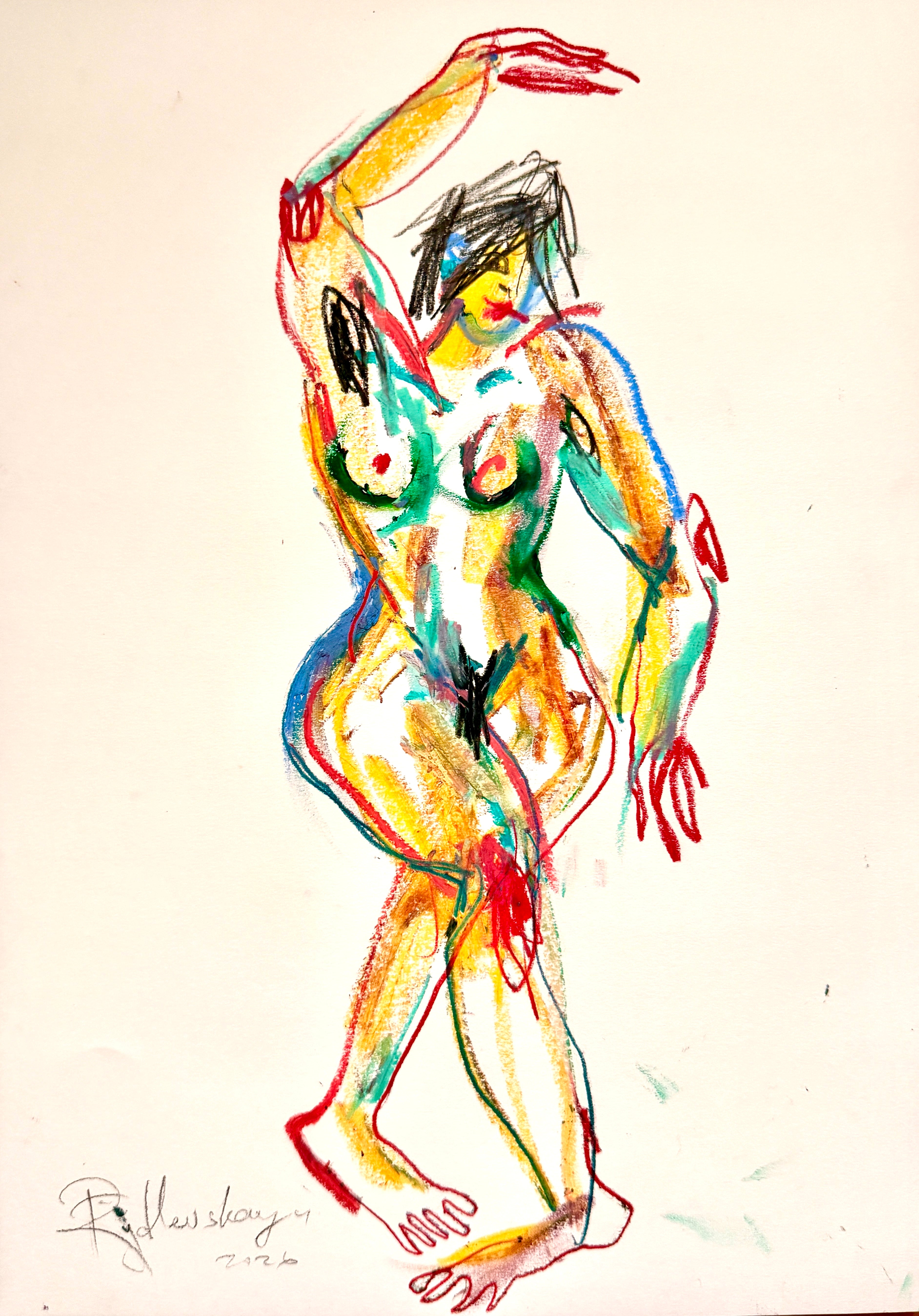 Nastya Rydlevskaya: Original Sketch