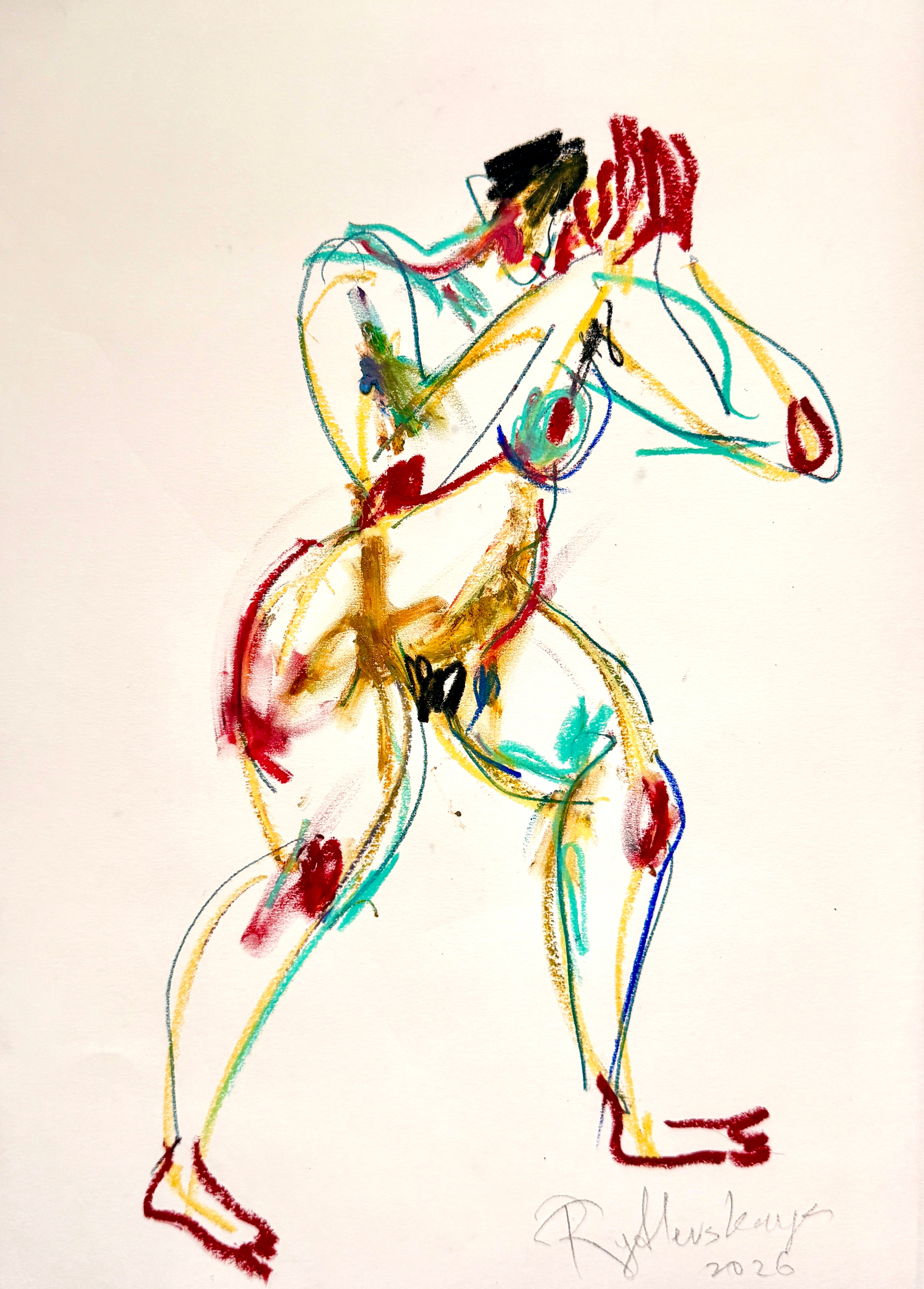 Nastya Rydlevskaya: Original Sketch