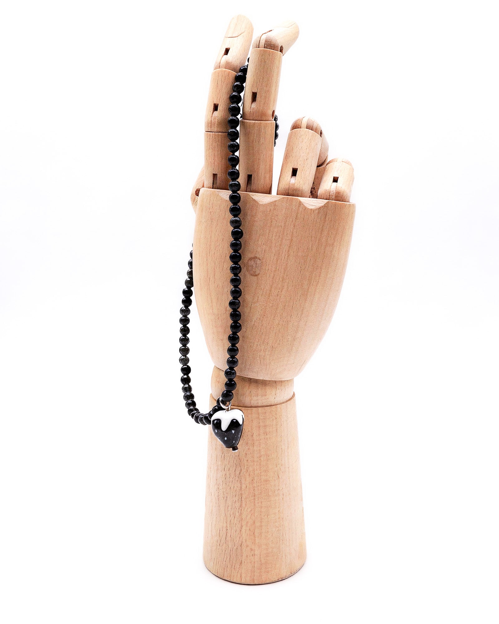 Ceramic beads “Black strawberry”