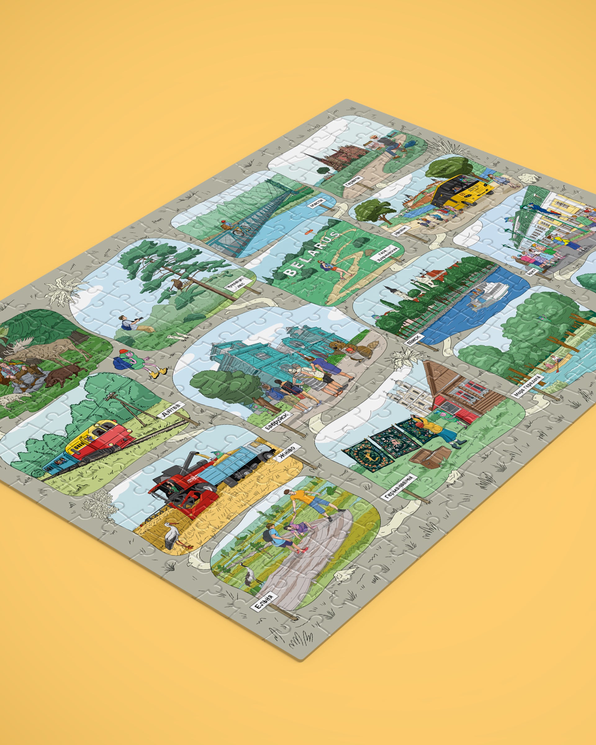 Puzzle «Дзень з жыцця спадчыны», 500 elementów